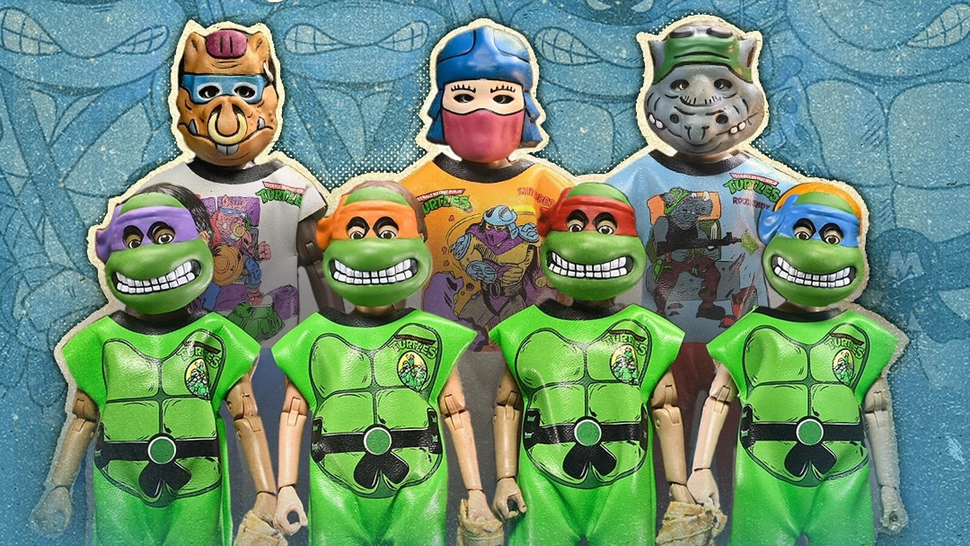NECA Reveals Cool TMNT x Ben Cooper Kids Collection Action Figures